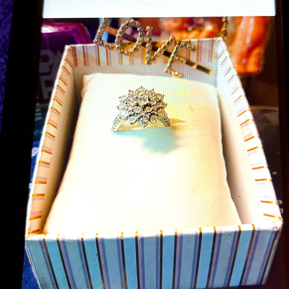 Duffy snowflake cluster ring